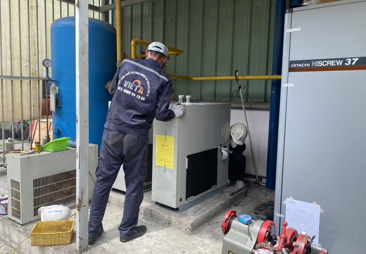 Lắp đặt hệ thống máy nén khí