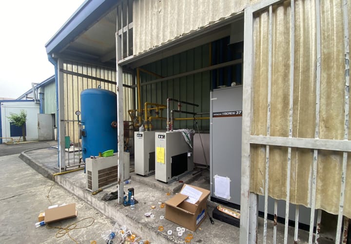 Lắp đặt hệ thống máy nén khí