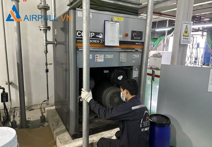 Dịch vụ bảo dưỡng máy nén khí Hitachi