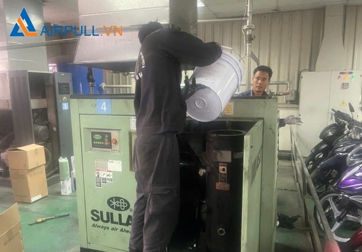 Dịch vụ bảo dưỡng máy nén khí Sullair