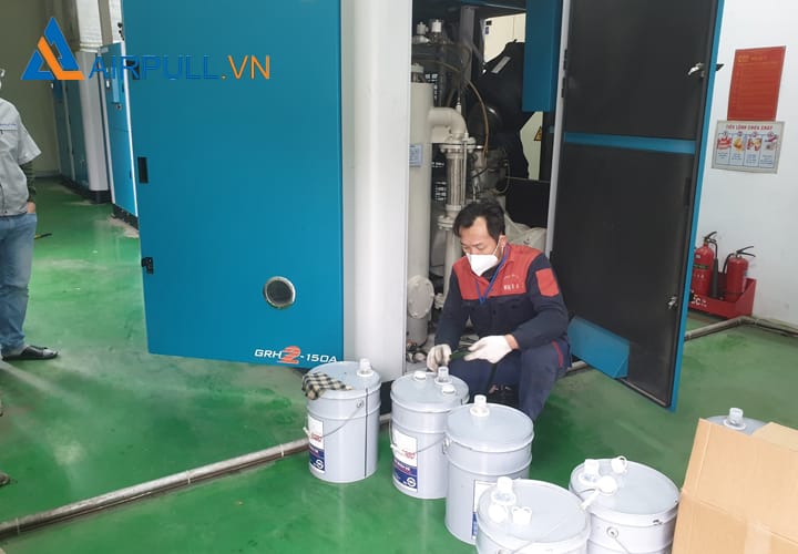 dịch vụ bảo dưỡng máy nén khí Hanshin