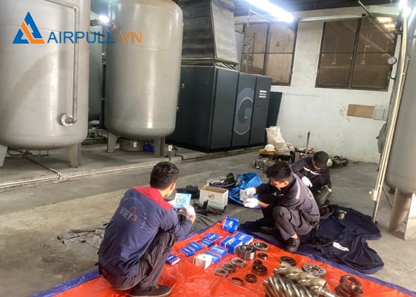 Dịch vụ sửa chữa máy nén khí Atlas Copco