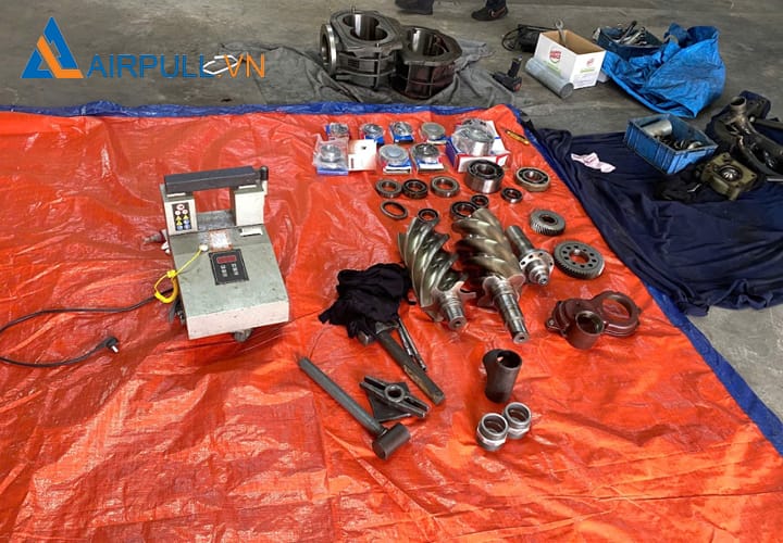 Dịch vụ sửa chữa máy nén khí Atlas Copco