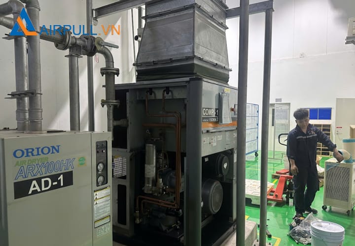 Dịch vụ sửa chữa máy nén khí Hitachi