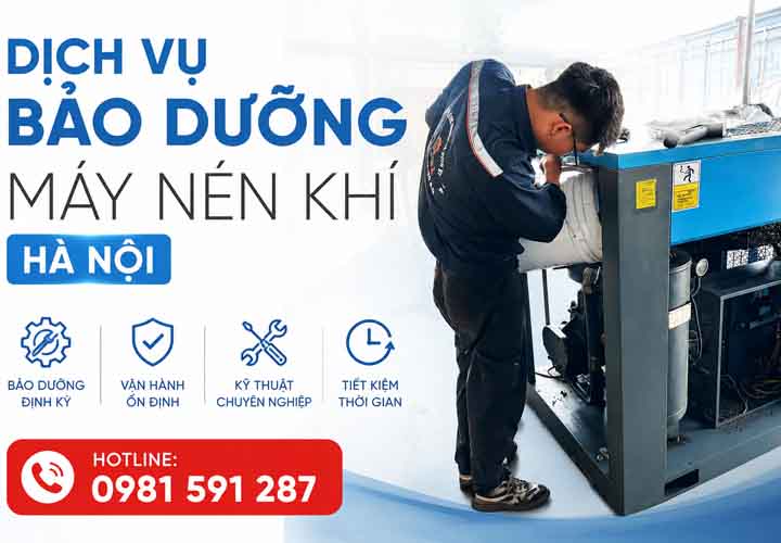 Dịch vụ bảo dưỡng máy nén khí Hà Nội