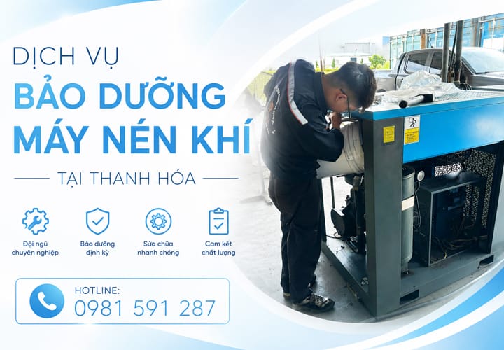 Dịch vụ bảo dưỡng máy nén khí tại Thanh Hóa