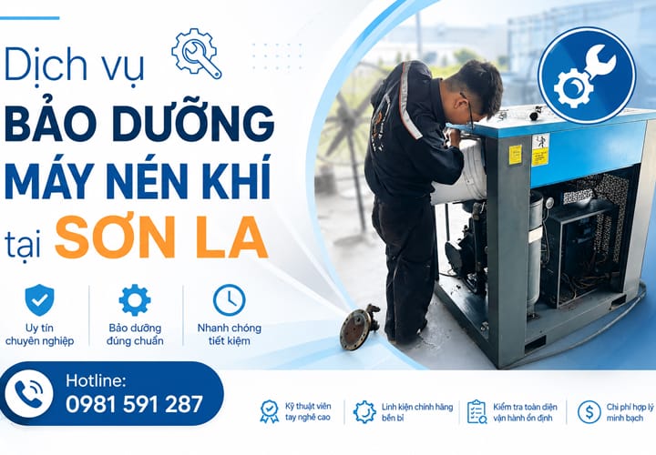 Dịch vụ bảo dưỡng máy nén khí tại Sơn La