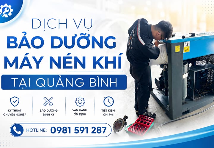 Dịch vụ bảo dưỡng máy nén khí tại Quảng Bình