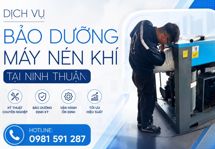 Dịch vụ bảo dưỡng máy nén khí tại Ninh Thuận