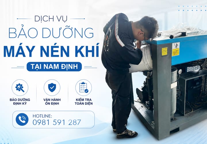 Dịch vụ bảo dưỡng máy nén khí tại Nam Định