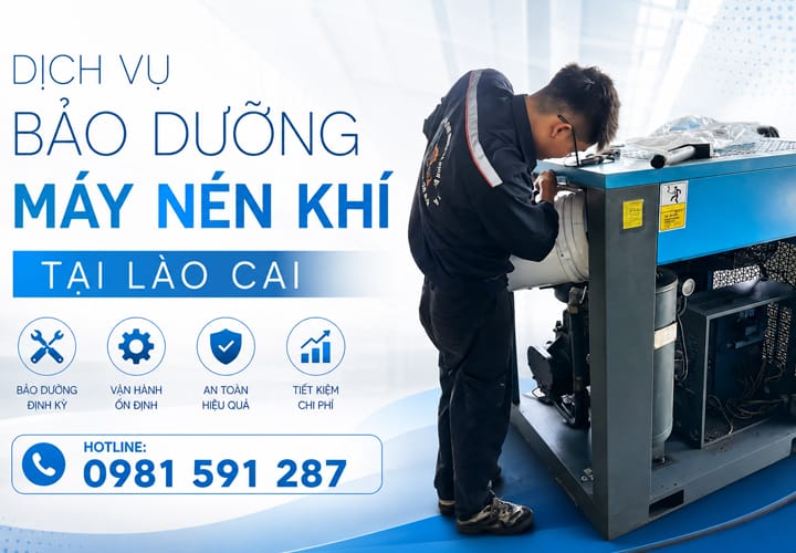 Dịch vụ bảo dưỡng máy nén khí tại Lào Cai