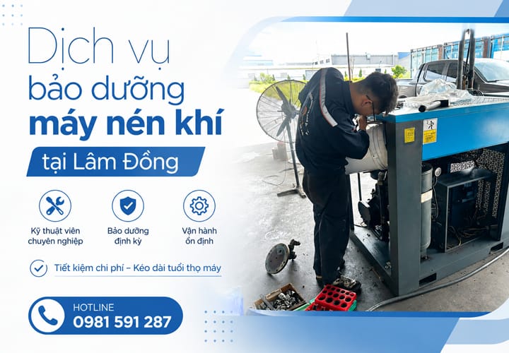 Dịch vụ bảo dưỡng máy nén khí tại Lâm Đồng