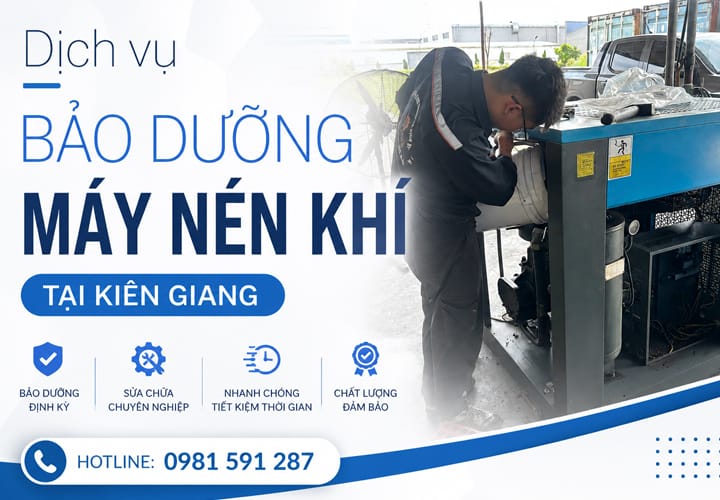 Dịch vụ bảo dưỡng máy nén khí tại Kiên Giang