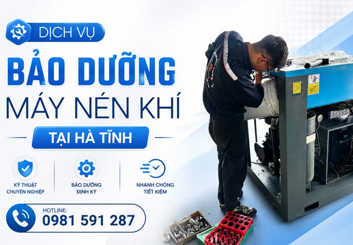 Dịch vụ bảo dưỡng máy nén khí tại Hà Tĩnh