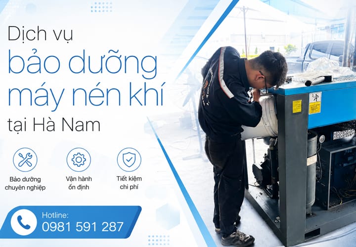 Dịch vụ bảo dưỡng máy nén khí tại Hà Nam