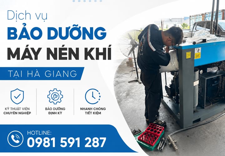 Dịch vụ bảo dưỡng máy nén khí tại Hà Giang