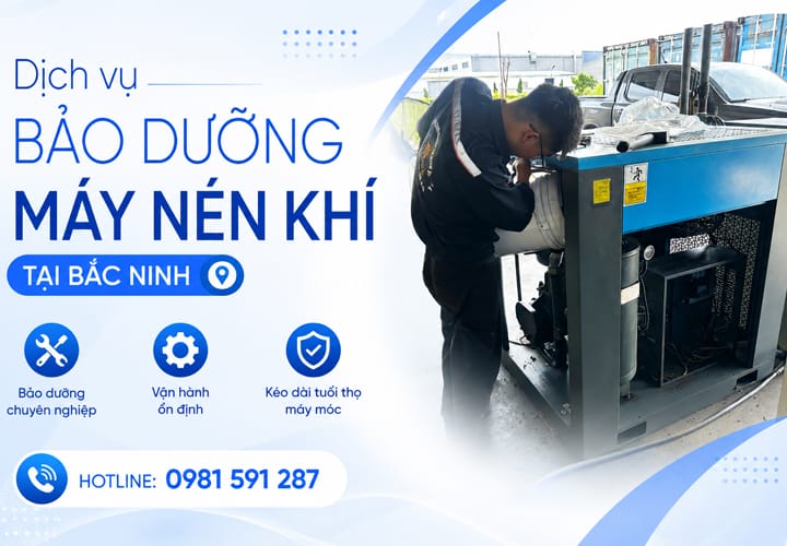 Dịch vụ bảo dưỡng máy nén khí tại Bắc Ninh