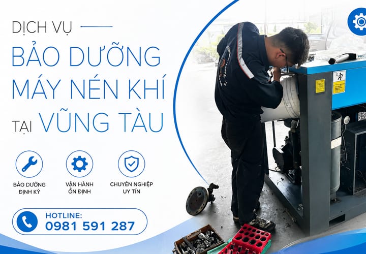 Dịch vụ bảo dưỡng máy nén khí tại Vũng Tàu