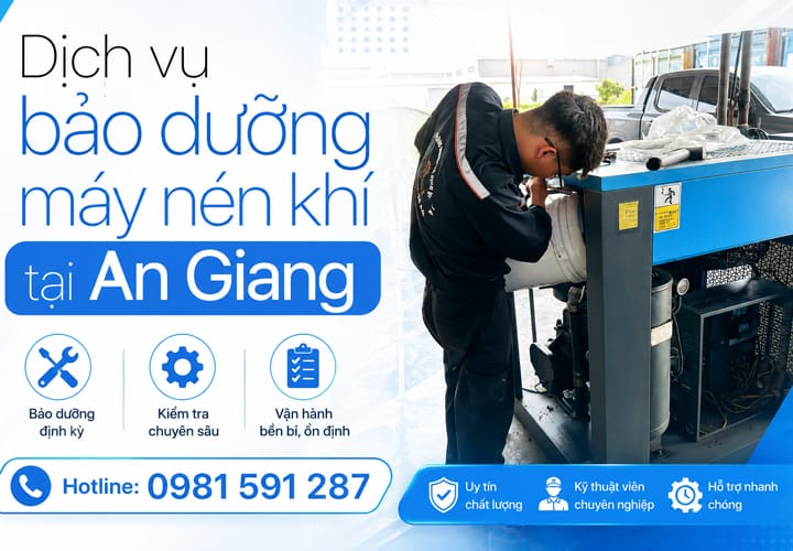 Dịch vụ bảo dưỡng máy nén khí tại An Giang