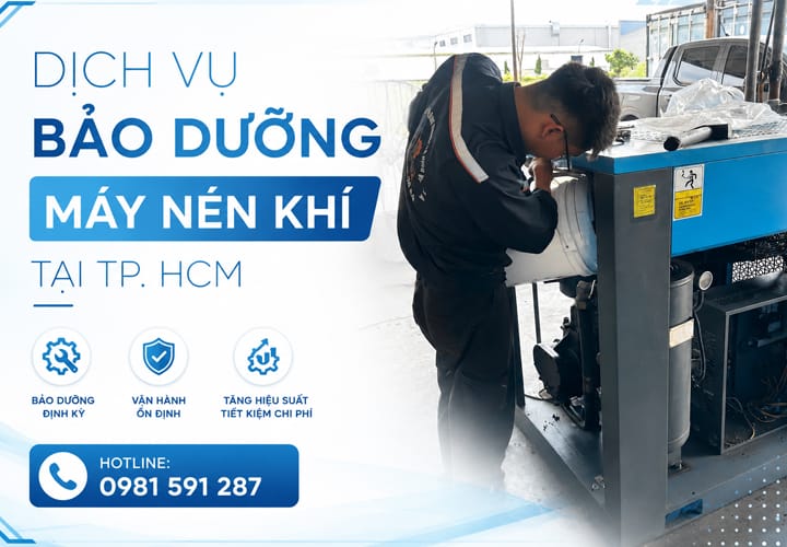 Dịch vụ bảo dưỡng máy nén khí tại TP HCM