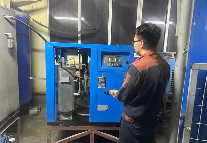 Dịch vụ sửa chữa máy nén khí tại Hậu Giang