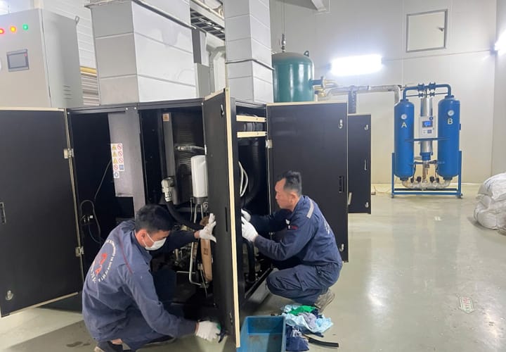 Dịch vụ sửa chữa máy nén khí tại Long An