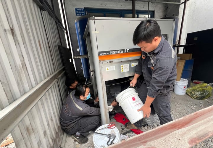 Dịch vụ sửa chữa máy nén khí tại Nam Định