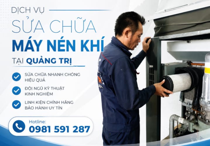 Dịch vụ sửa chữa máy nén khí tại Quảng Trị