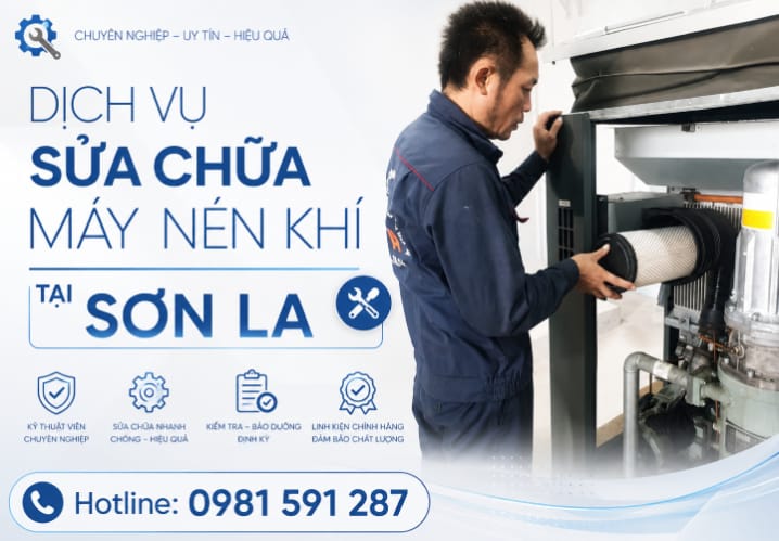 Dịch vụ sửa chữa máy nén khí tại Sơn La