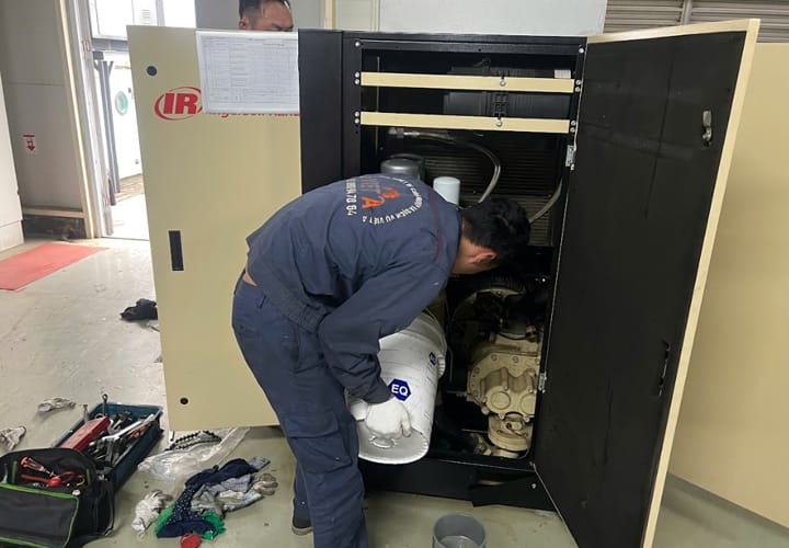 Dịch vụ sửa chữa máy nén khí tại Trà Vinh