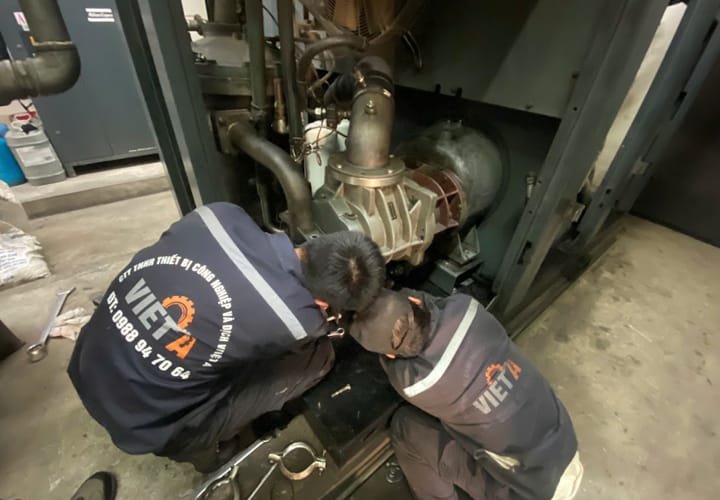 Dịch vụ sửa chữa máy nén khí tại Vĩnh Long