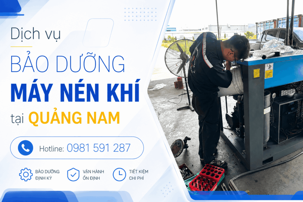 Dịch vụ bảo dưỡng máy nén khí tại Quảng Nam